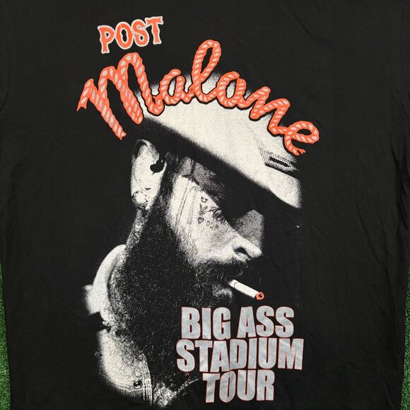 Posty Co Post Malone Big Stadium Tour T-Shirt Size One Size - Picture 2 of 4